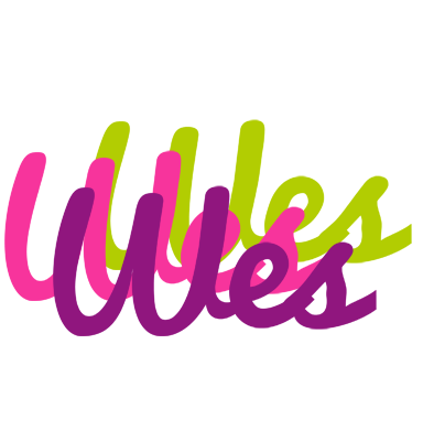 Wes flowers logo