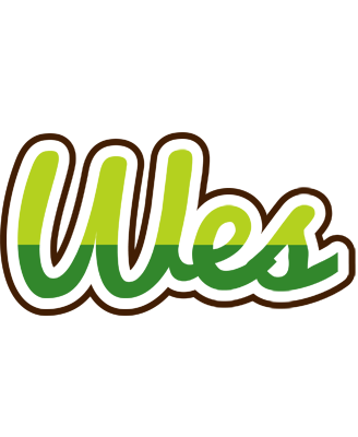 Wes golfing logo