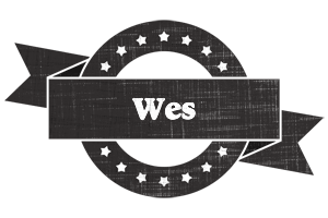 Wes grunge logo