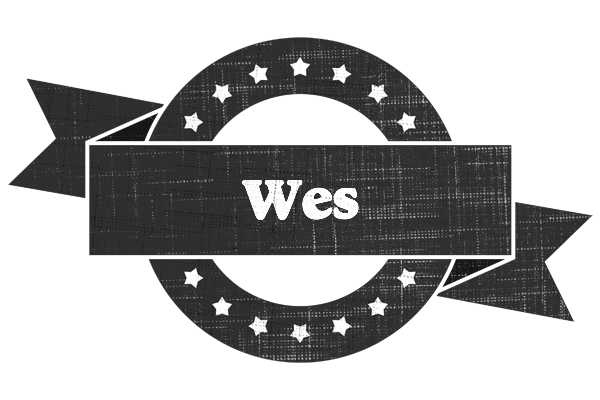 Wes grunge logo
