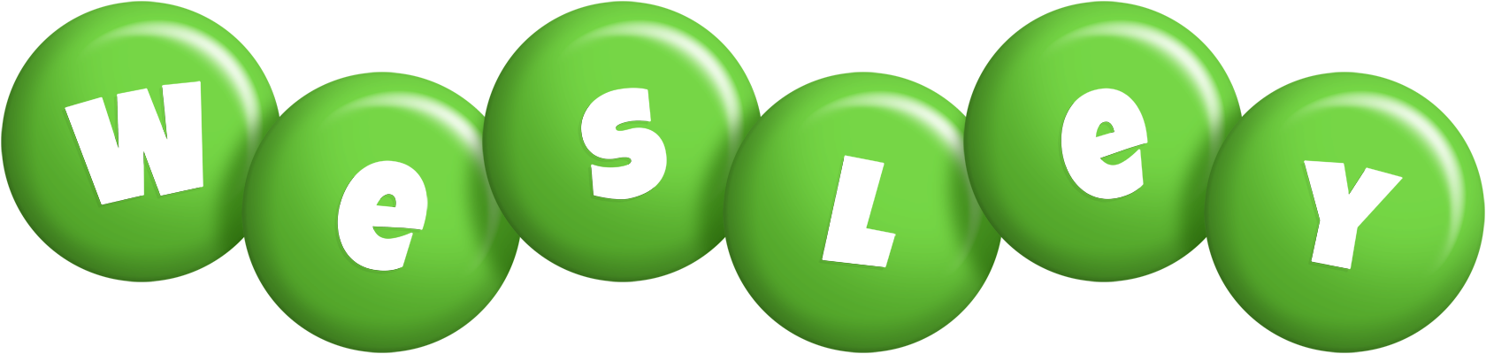 Wesley candy-green logo