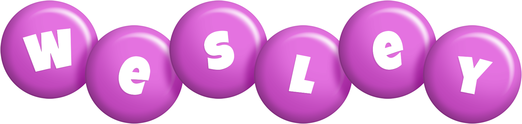 Wesley candy-purple logo
