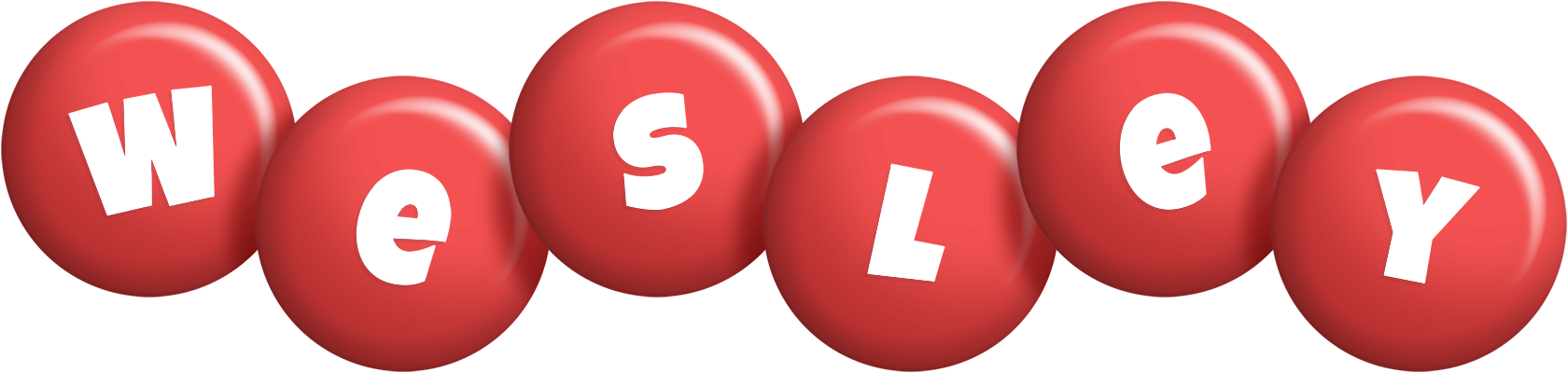 Wesley candy-red logo