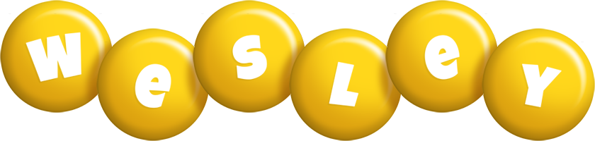 Wesley candy-yellow logo
