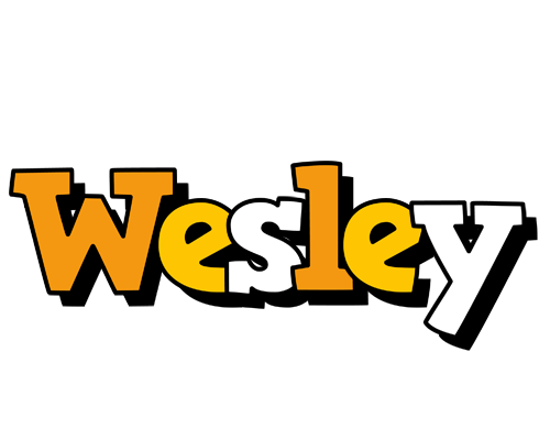 Wesley cartoon logo
