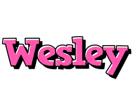 Wesley girlish logo