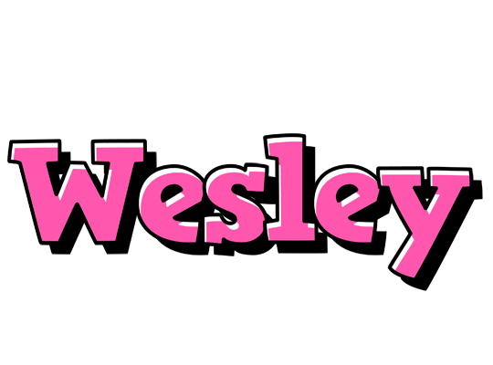 Wesley girlish logo