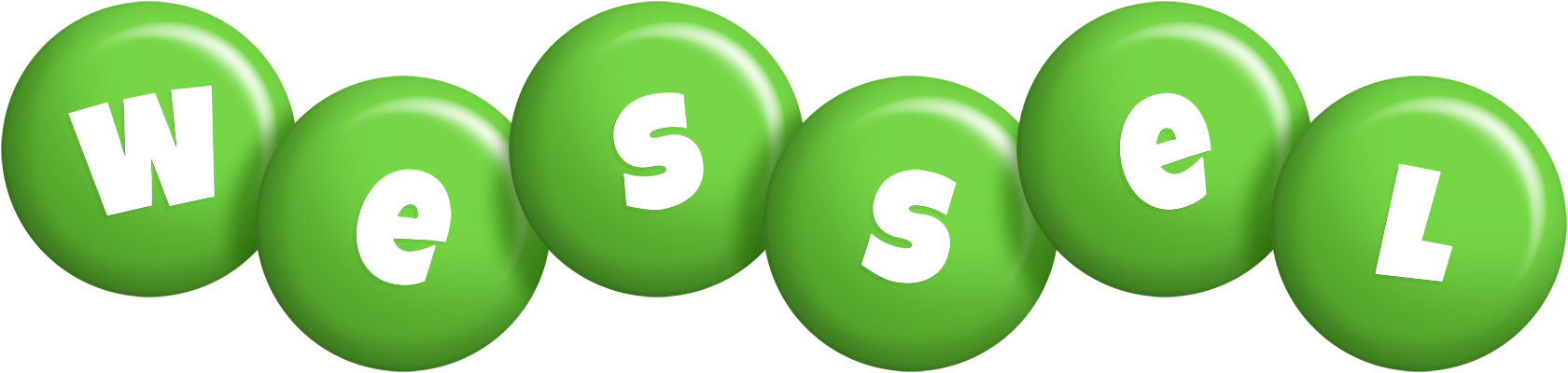 Wessel candy-green logo
