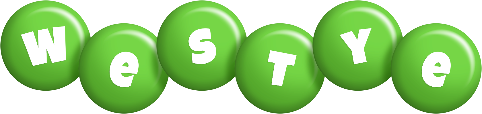 Westye candy-green logo