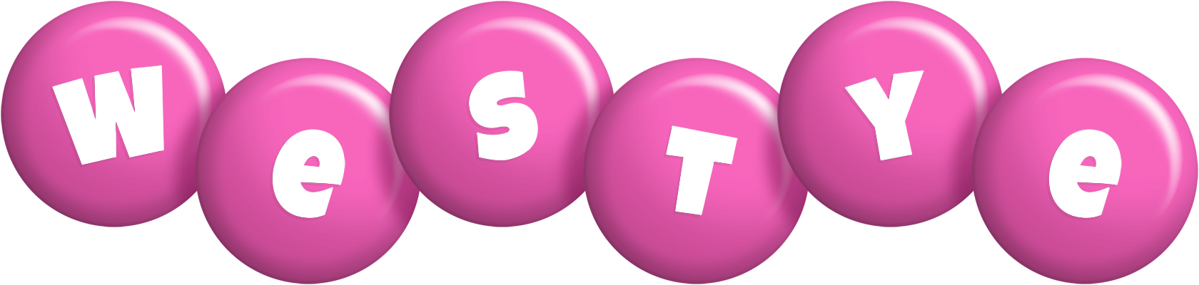 Westye candy-pink logo