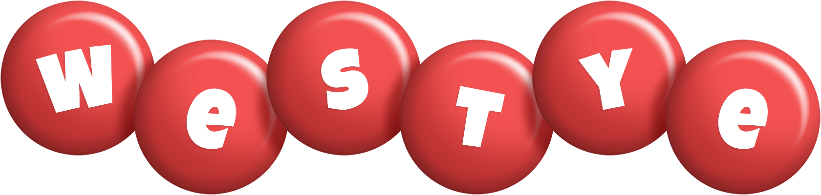 Westye candy-red logo