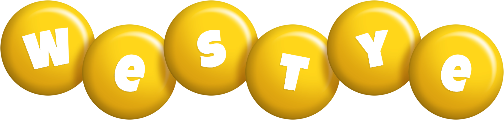 Westye candy-yellow logo
