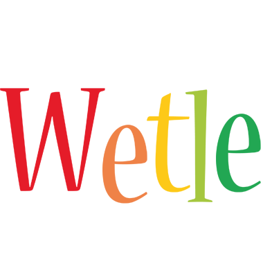 Wetle birthday logo