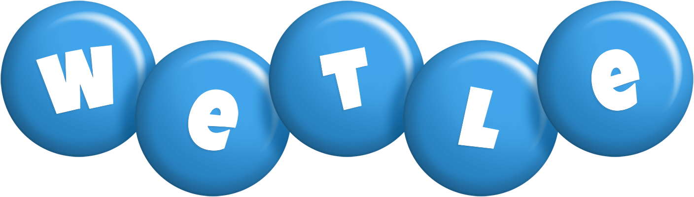 Wetle candy-blue logo