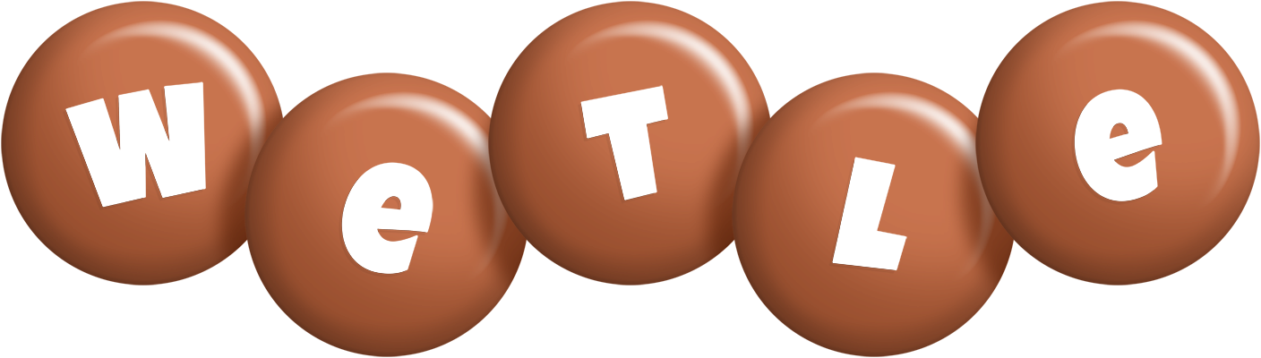Wetle candy-brown logo