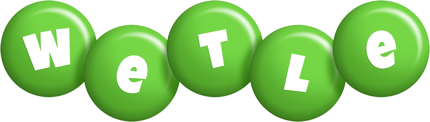 Wetle candy-green logo