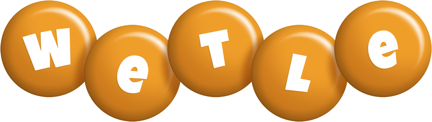 Wetle candy-orange logo