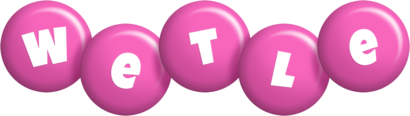 Wetle candy-pink logo