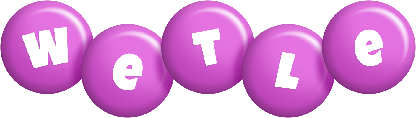 Wetle candy-purple logo