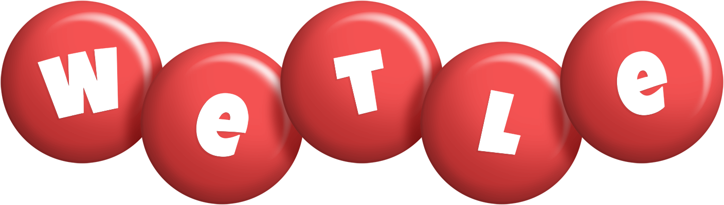 Wetle candy-red logo