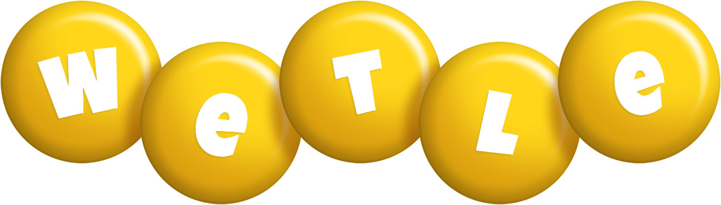 Wetle candy-yellow logo