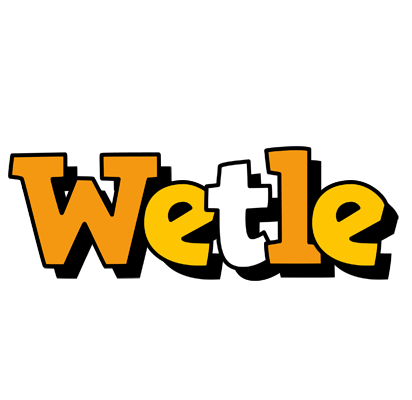 Wetle cartoon logo