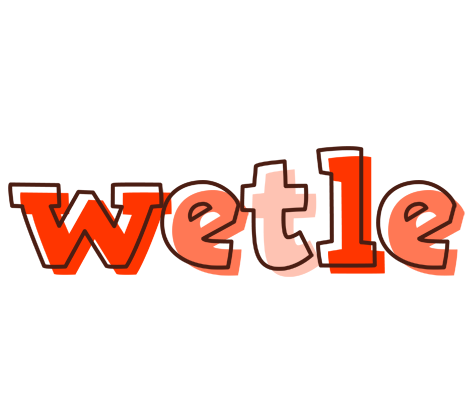 Wetle paint logo