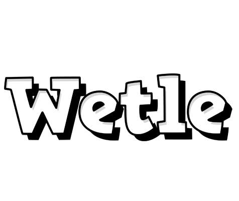 Wetle snowing logo