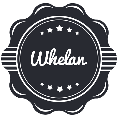 Whelan badge logo