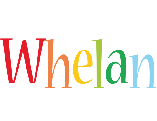 Whelan birthday logo