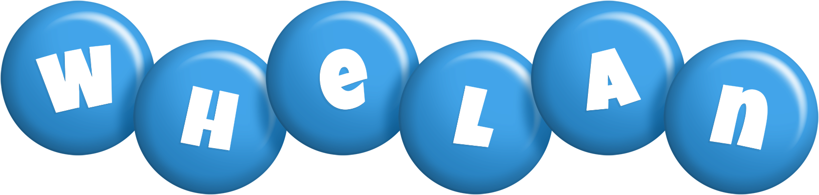 Whelan candy-blue logo