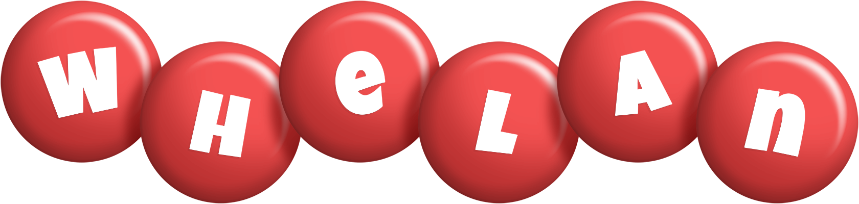 Whelan candy-red logo