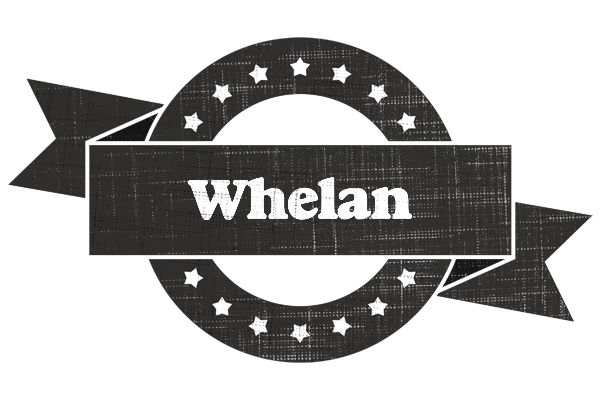 Whelan grunge logo