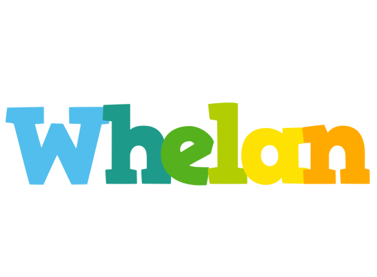 Whelan rainbows logo
