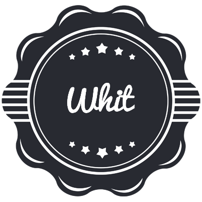 Whit badge logo