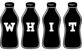 Whit bottle logo