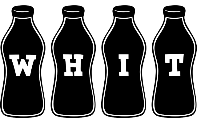 Whit bottle logo