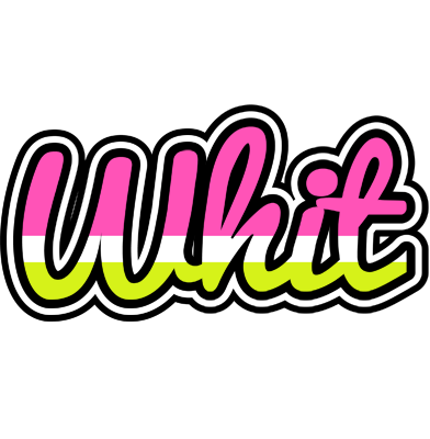 Whit candies logo