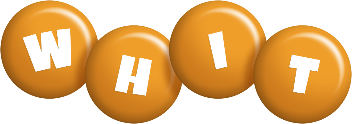Whit candy-orange logo