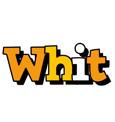 Whit cartoon logo
