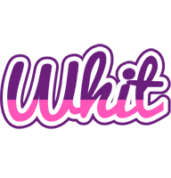 Whit cheerful logo