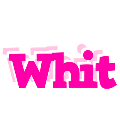 Whit dancing logo