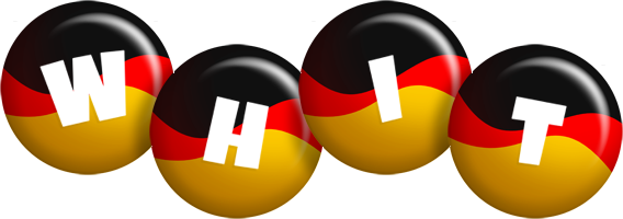 Whit german logo