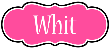 Whit invitation logo