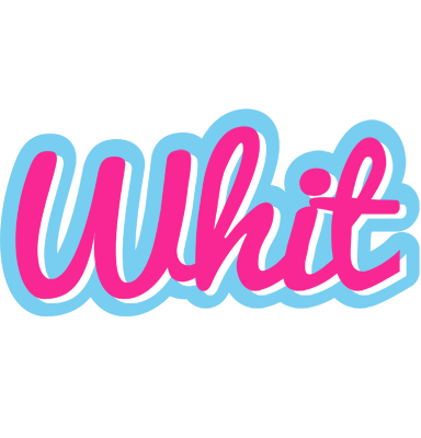 Whit popstar logo