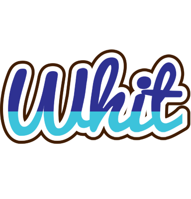 Whit raining logo