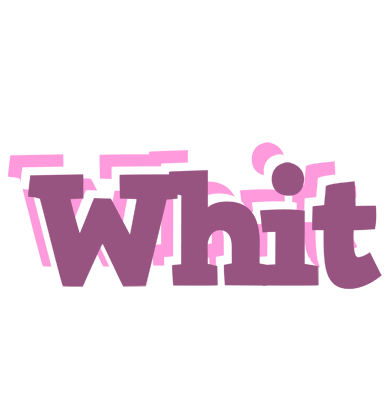 Whit relaxing logo