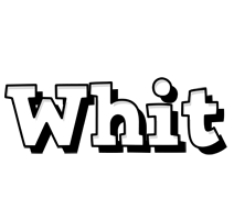 Whit snowing logo