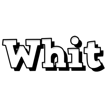 Whit snowing logo