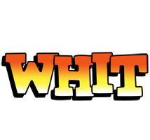 Whit sunset logo